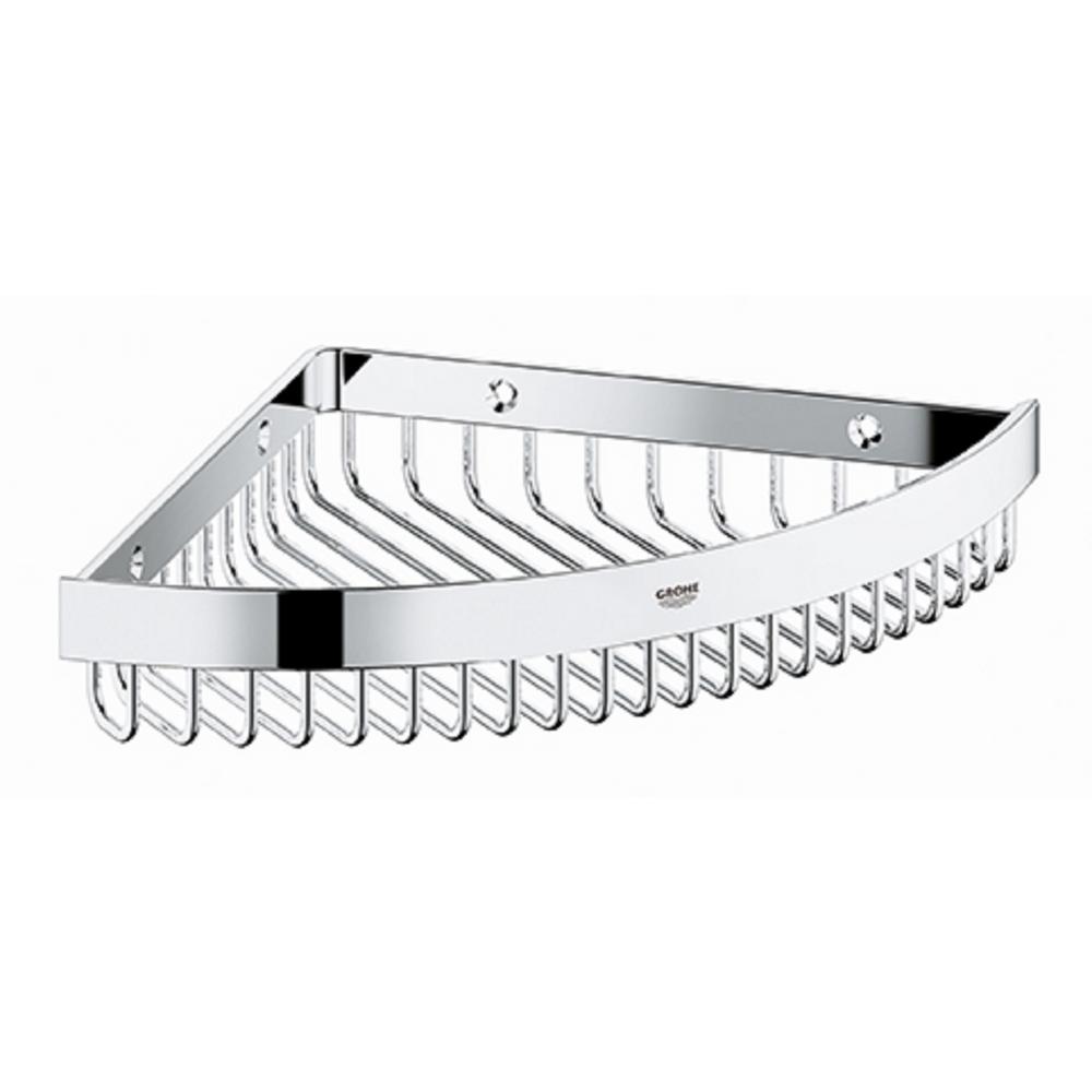 Grohe Selection Cube Wall Mounted Filing Basket In Starlight Chrome