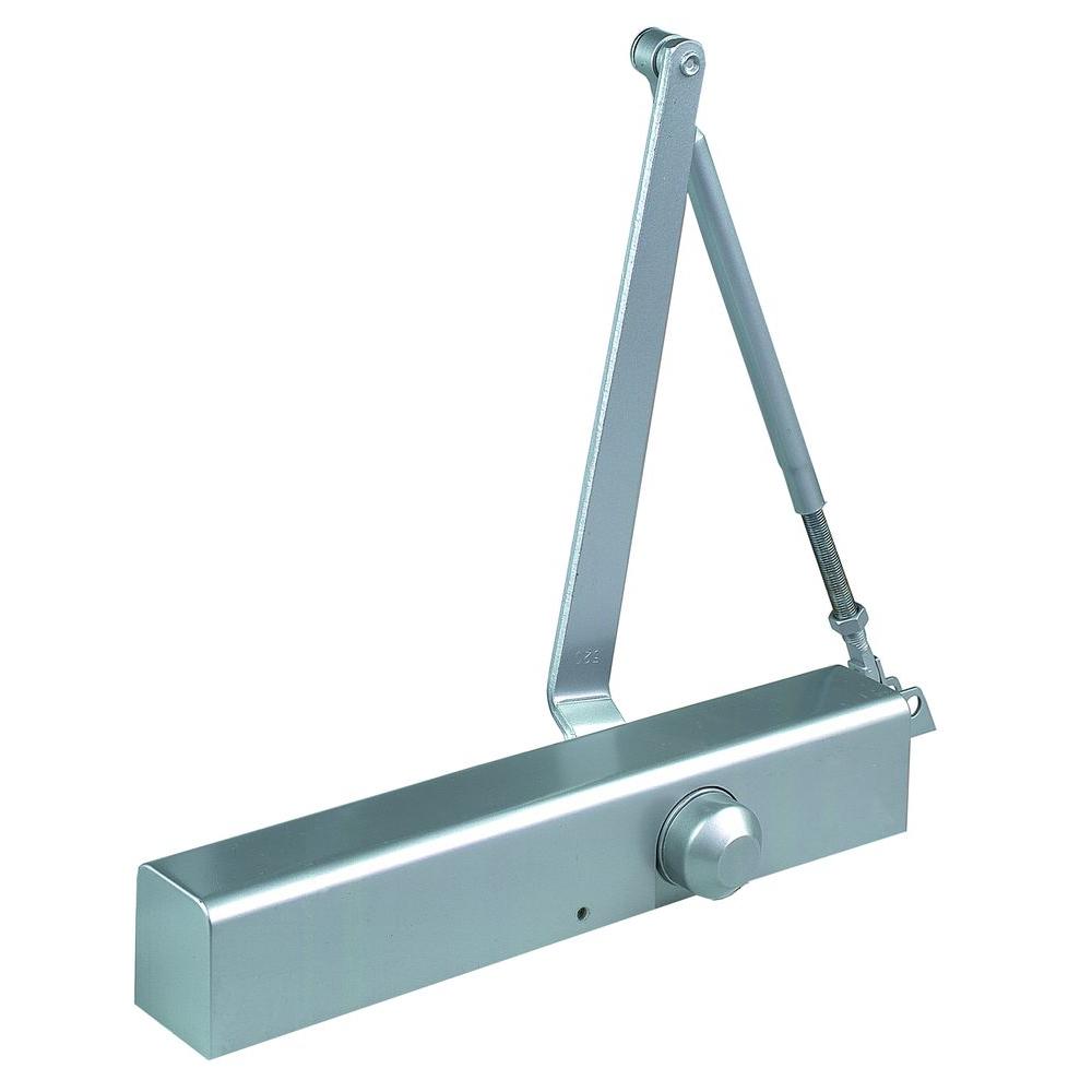 Global Door Controls Commercial ADA Slim Line Door Closer in Aluminum