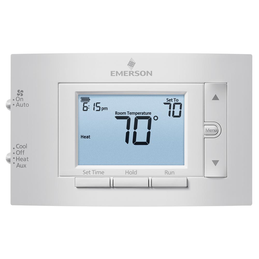 Emerson 7 Day Programmable Heat Pump 2h 1c Thermostat