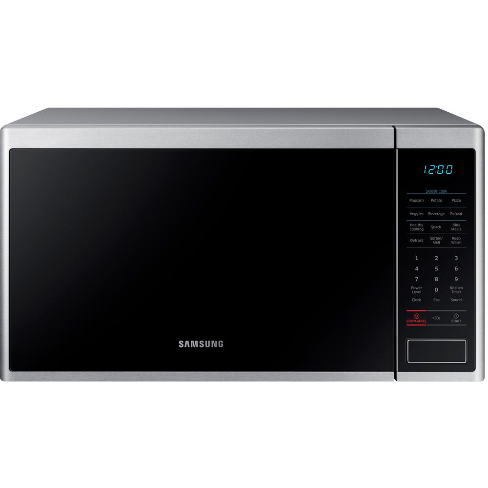 Samsung Countertop Microwaves The Home Depot Countertop Microwave With Sensor Cook Technology In Stainless Steel
