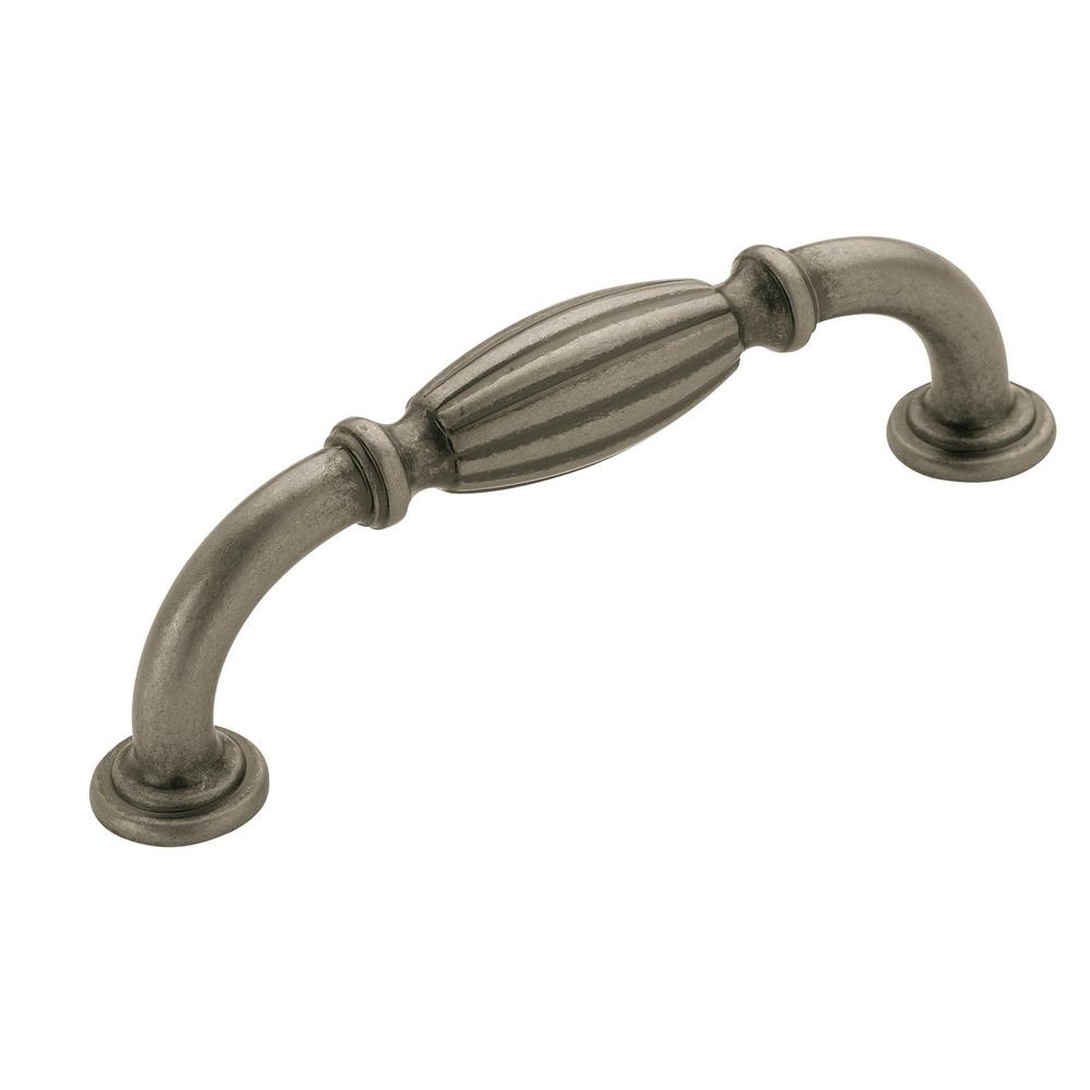 Richelieu Hardware 3-3/4 in. Brushed Nickel Pull-BP0874195 - The Home Depot