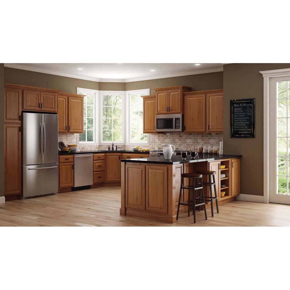 Hampton Assembled 30x12x12 in. Wall Bridge Kitchen Cabinet ...