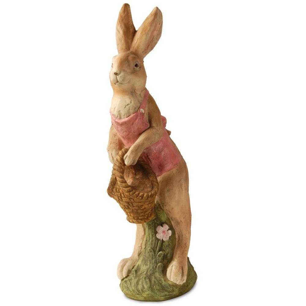 Rabbit Figurine Statue Outdoor Home Garden Decor Collectible Animal Ornament