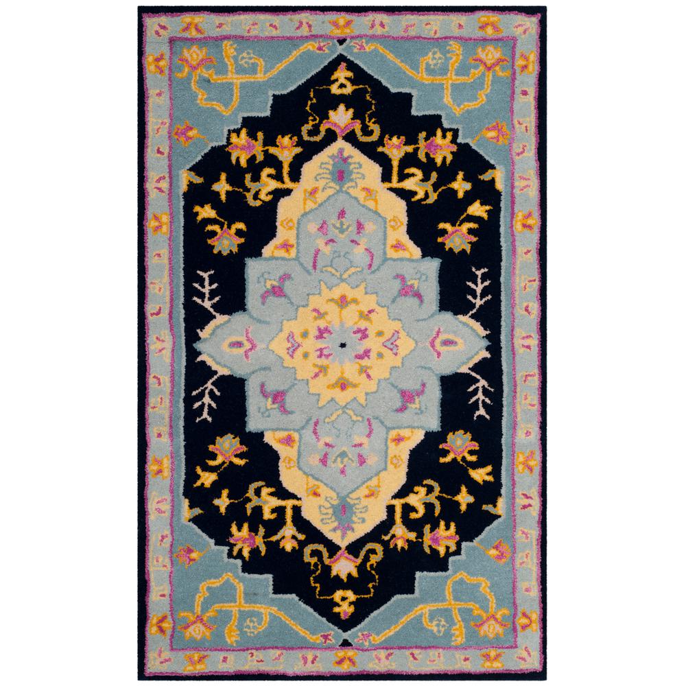 Safavieh Bellagio Navy Blue Multi 3 Ft X 5 Area Rug