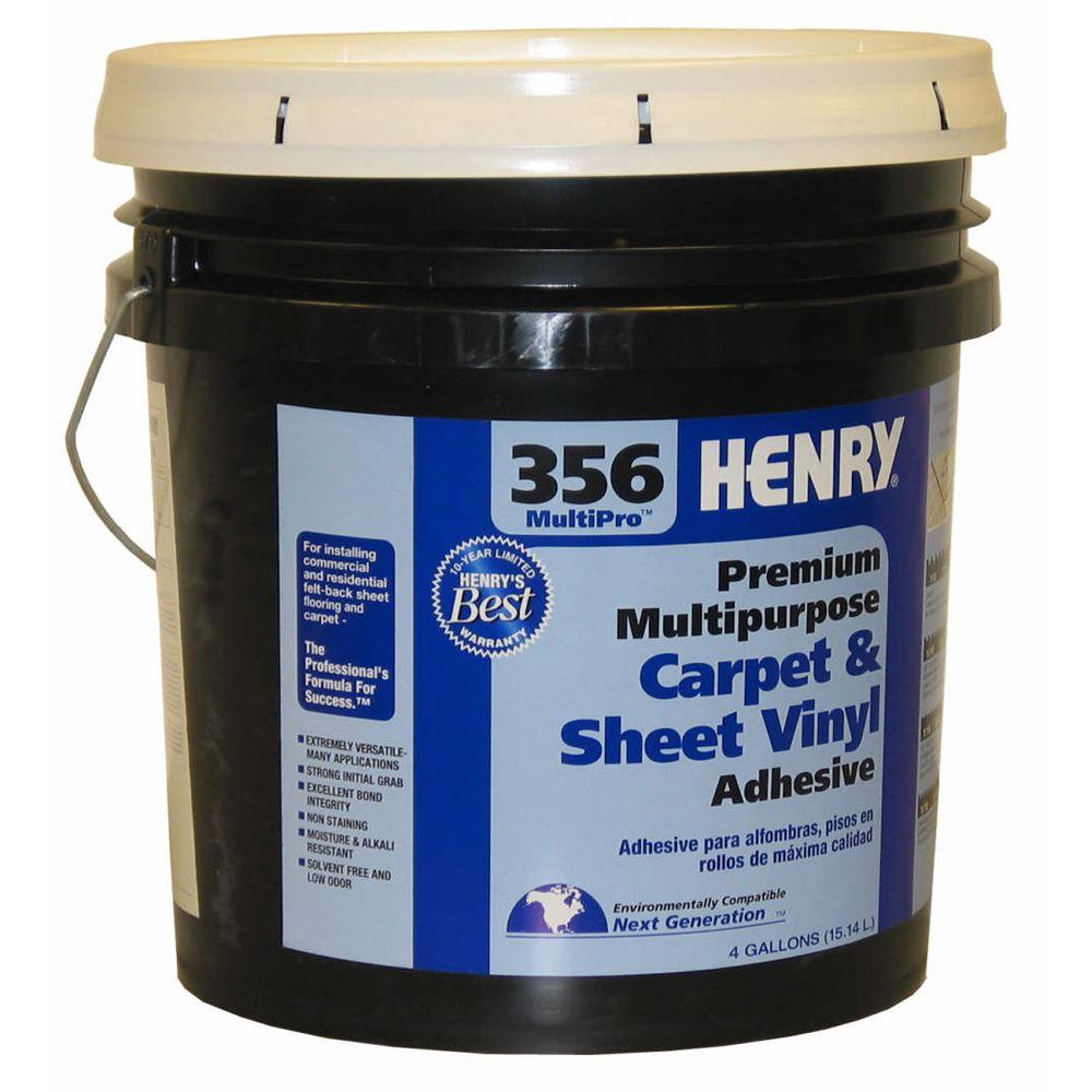 Henry 356 4 Gal Multi Purpose Sheet Vinyl And Carpet Adhesive