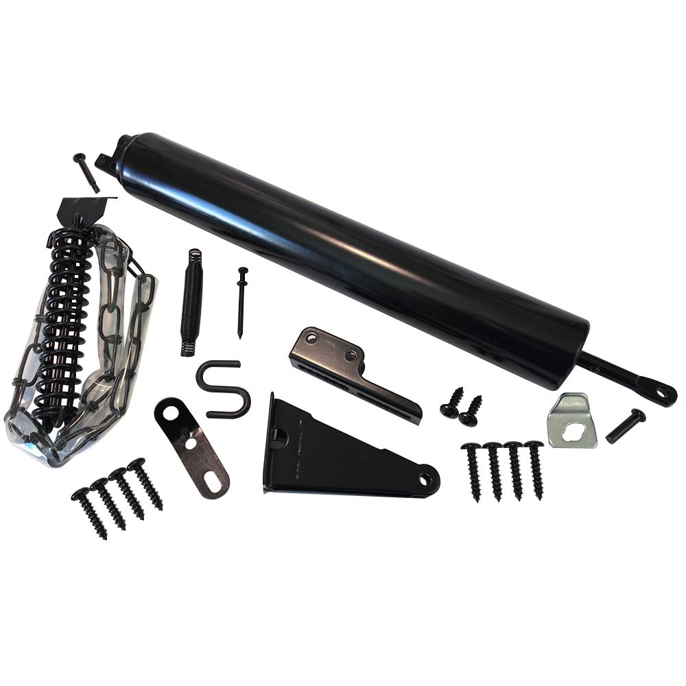 Grisham Heavy Duty Black Door closer kit with Wind Chain90530 The