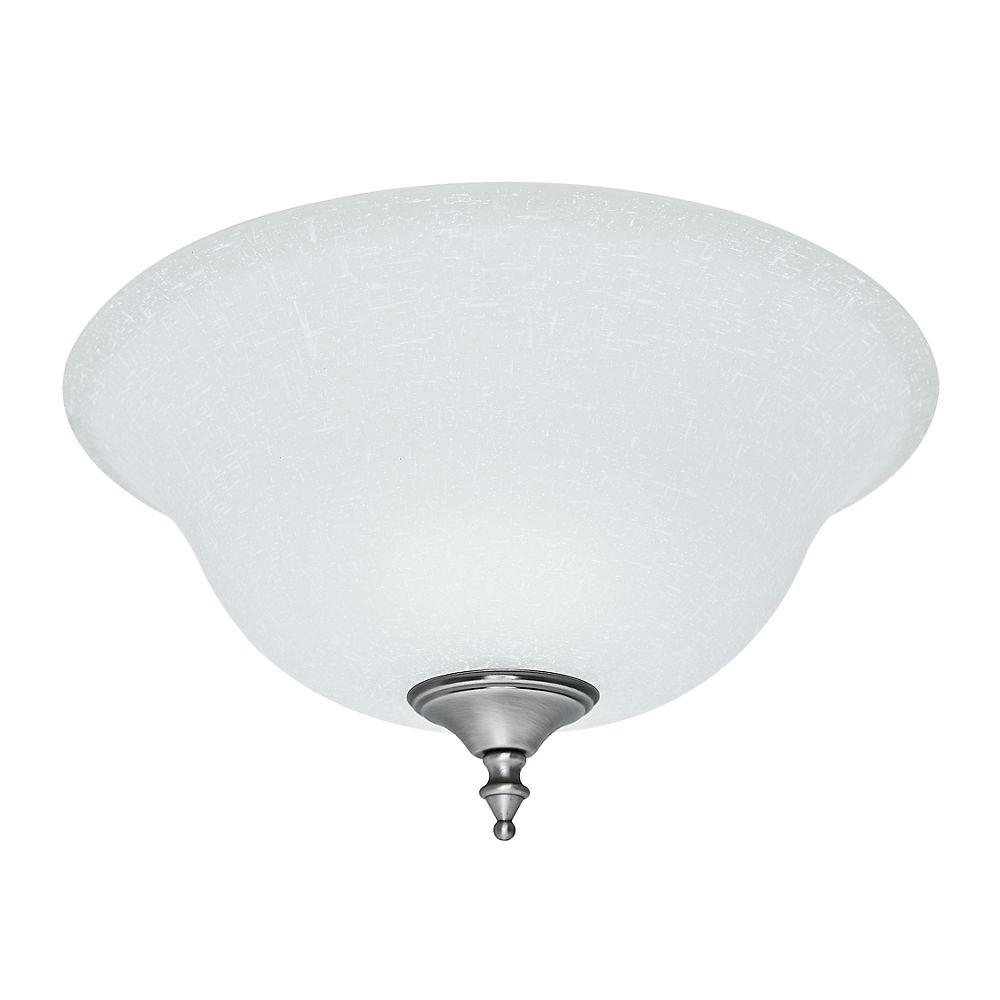 Hunter White Linen Bowl Gl 99162 The Home Depot Hunter White Linen Bowl Gl 99162