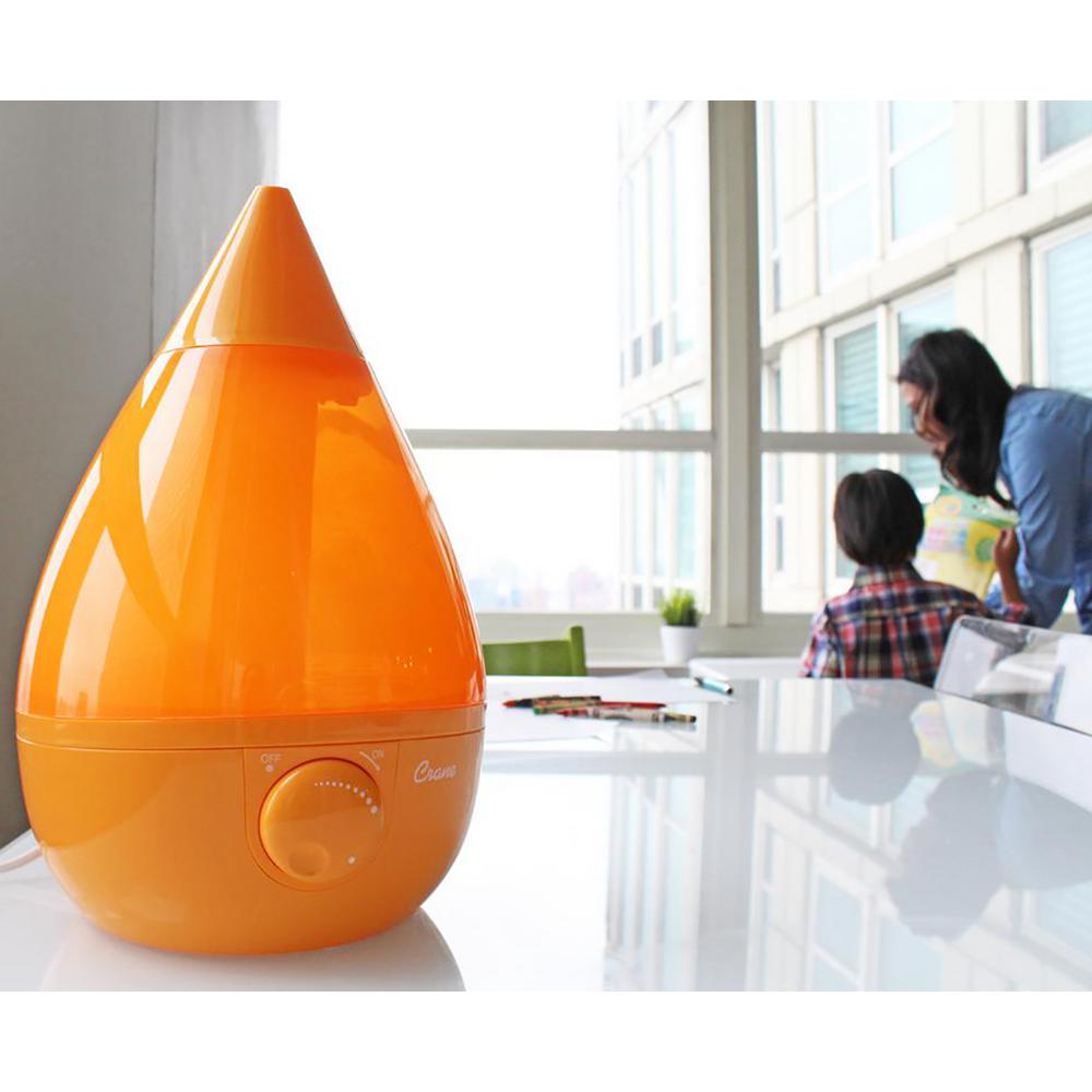 Crane 1 Gal Drop Ultrasonic Cool Mist Humidifier for Medium to Large