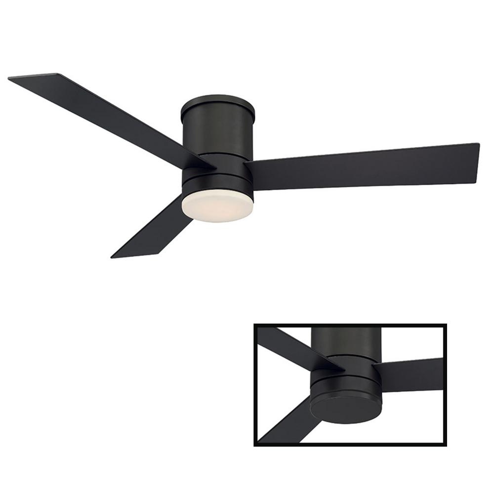 Modern Forms Axis 52 In 3 Blade Flush Mount Smart Ceiling Fan In