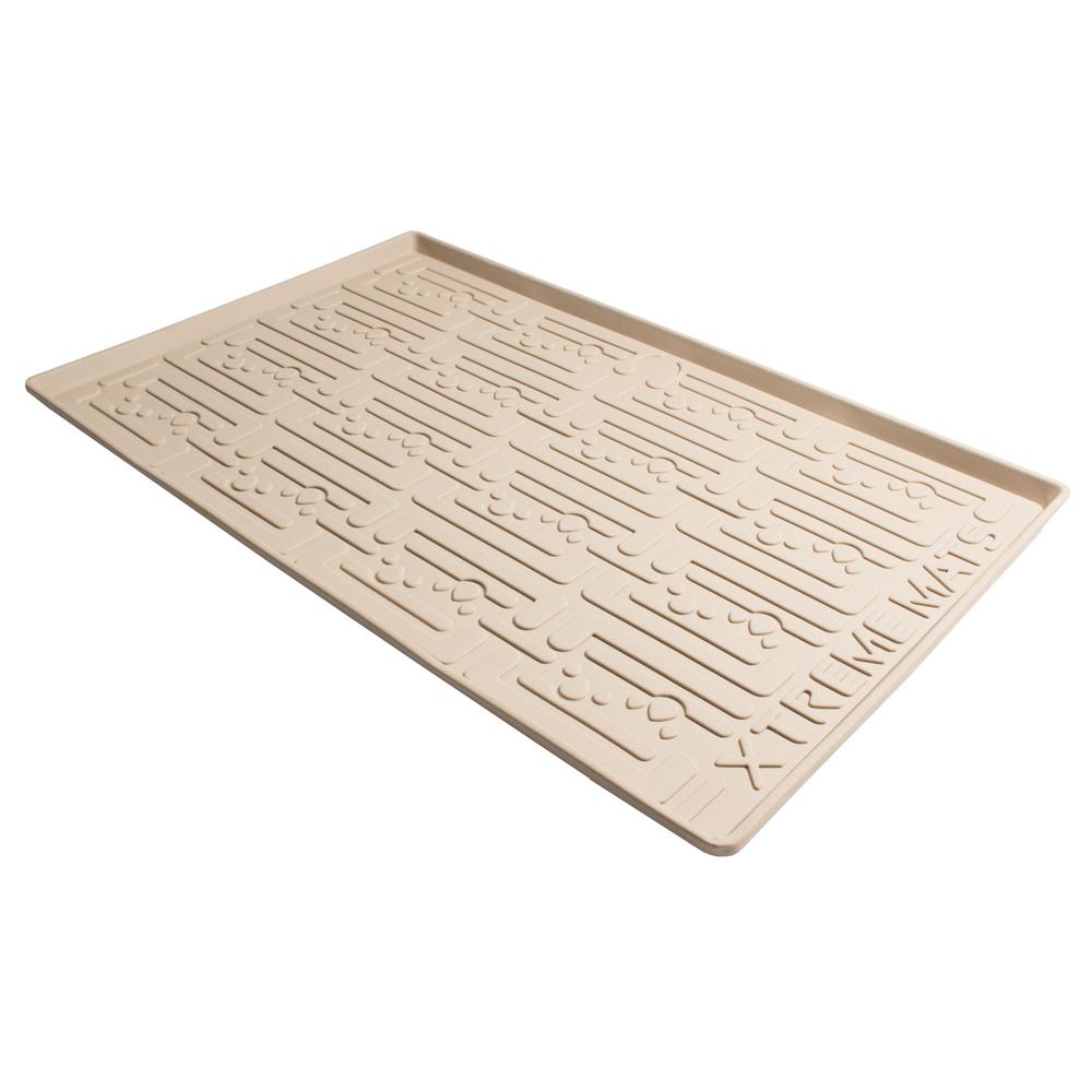 Xtreme Mats 34 In X 22 Beige Kitchen Depth Under Sink Cabinet Mat Drip Tray Shelf Liner Cm 36 The Home Depot Xtreme Mats 34 In X 22 Beige, Kitchen Cabinet Shelf Liner Home Depot