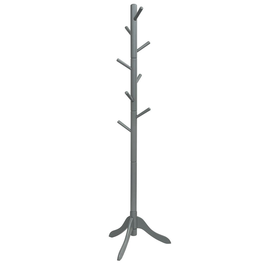 Coat Rack Free Standing Metal 11 Hooks Coat Tree Hallway//Entryway Coat Hanger Stand for Cloth,Hat,Umbrella Black