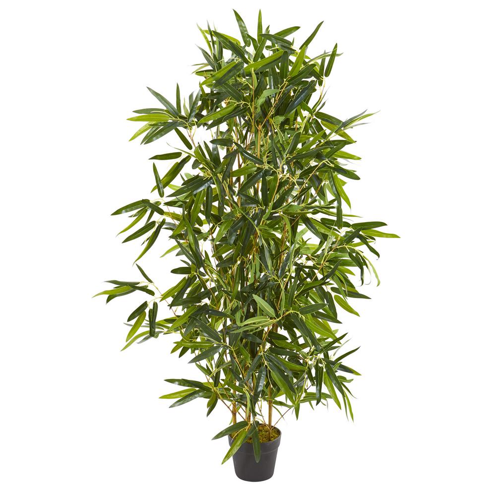 Nearly Natural 4 Ft. Indoor/Outdoor Bamboo Artificial Tree-9101 - The ...