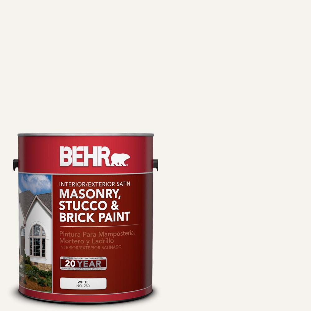 BEHR 1 gal. YLW15 Polar Bear Satin Interior/Exterior