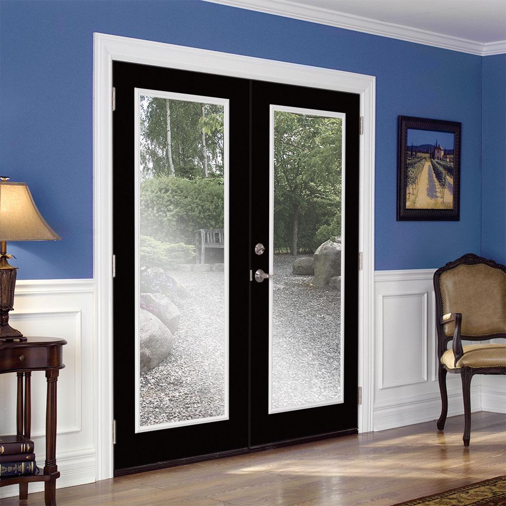 Black - French Patio Door - Patio Doors - Exterior Doors - The Home Depot