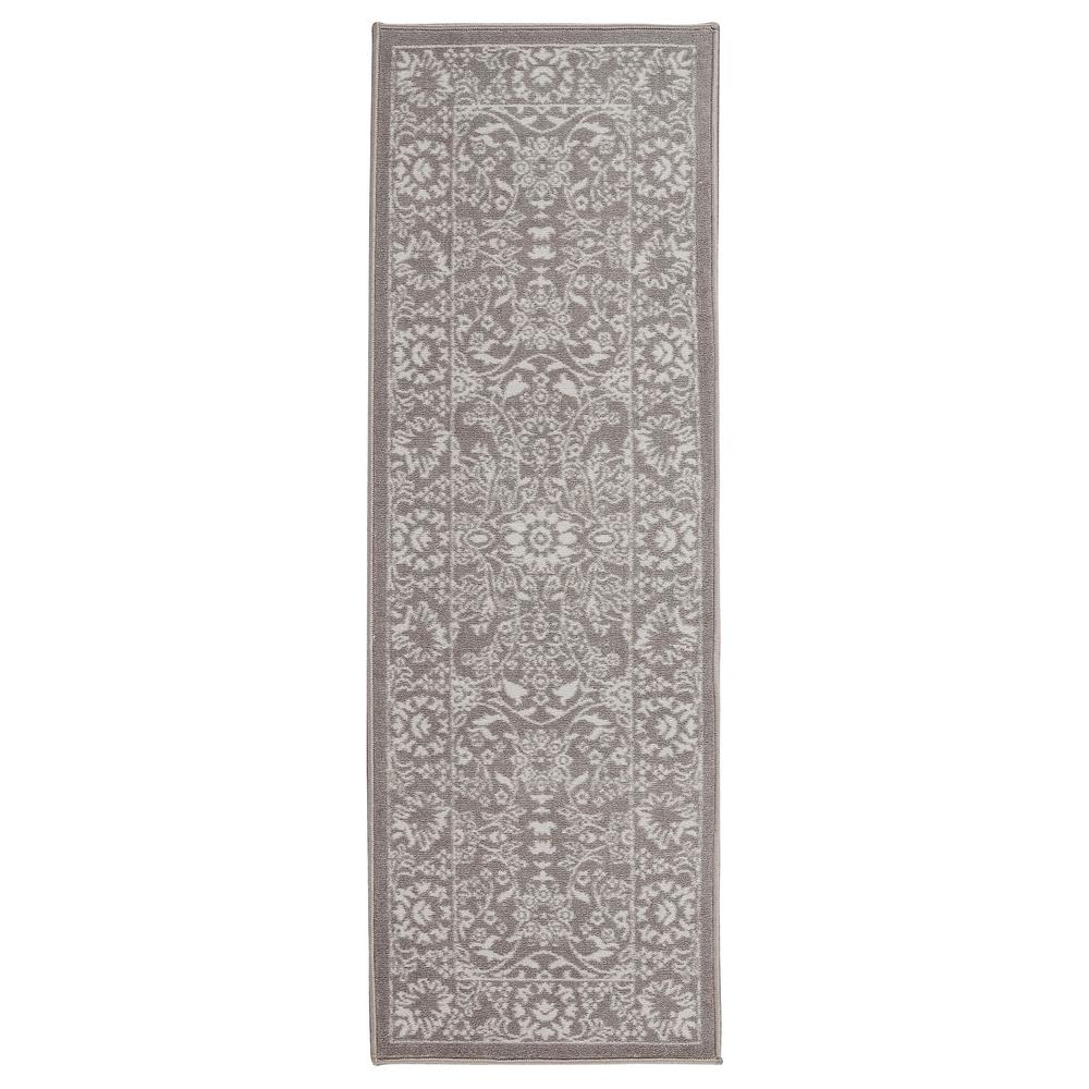 Anne Collection Oriental Mahal Design Gray And 2 Ft X 6 Anne Collection Oriental Mahal Design Gray And 2 Ft X 6 Non
