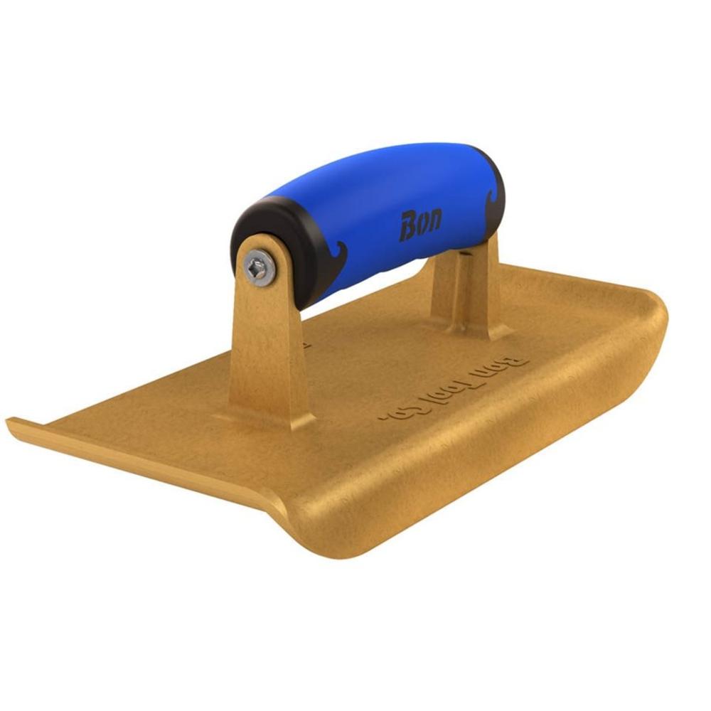 Bon Tool 9 in. x 4 in. Bronze Jumbo Hand Edger with Comfort Wave Handle