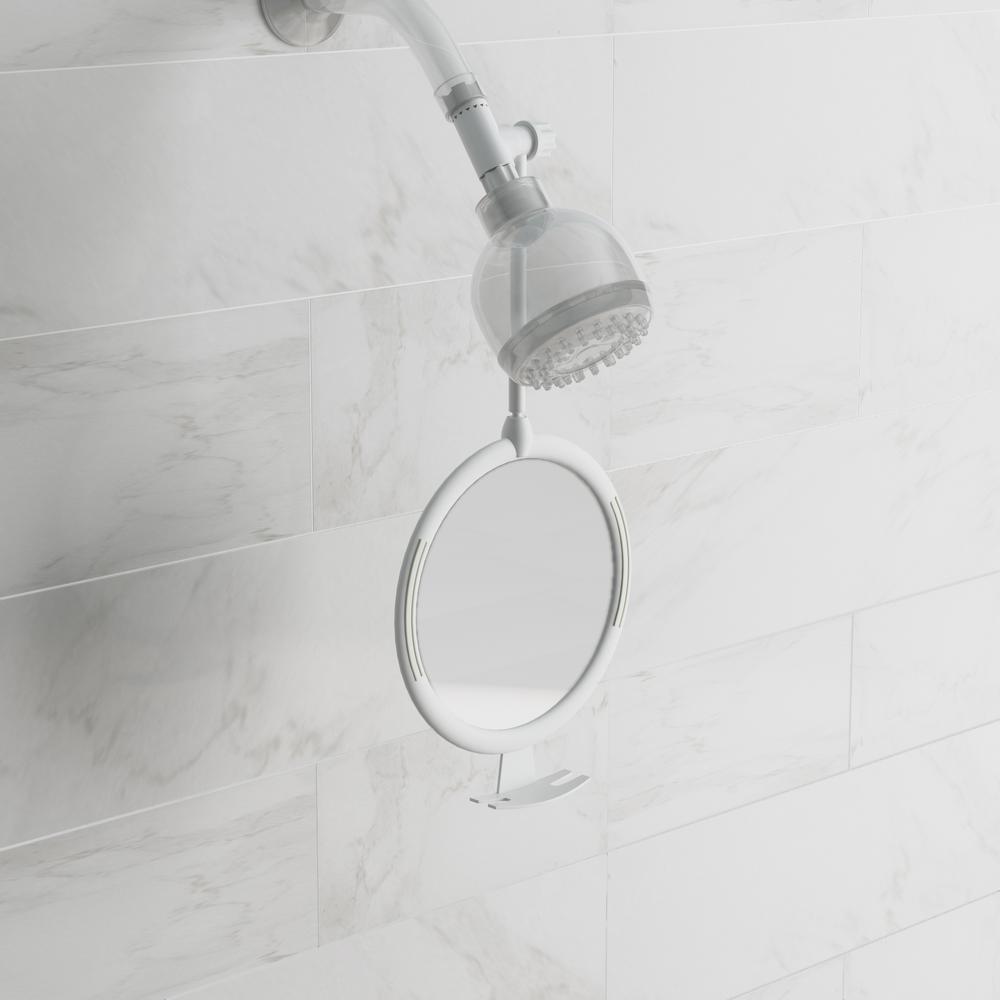 Zadro Fogless Shower Mirror In White