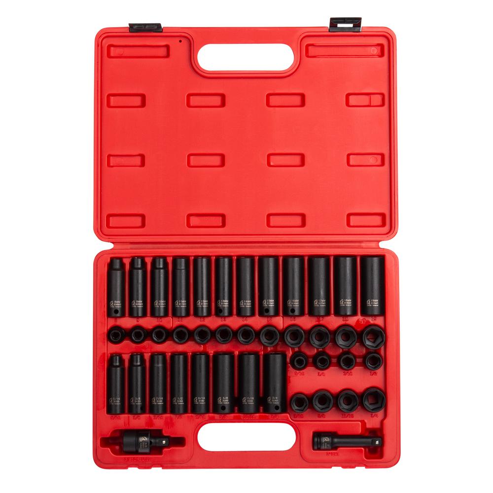 DEWALT 3/8 in. Drive Impact Socket Set (42Piece)DWMT19248 The Home