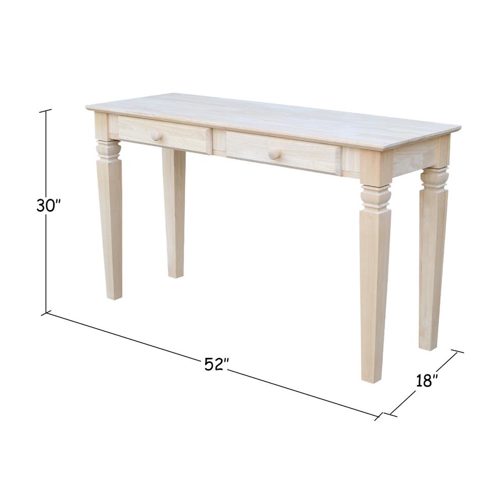 International Concepts Java Unfinished Storage Console Table Ot