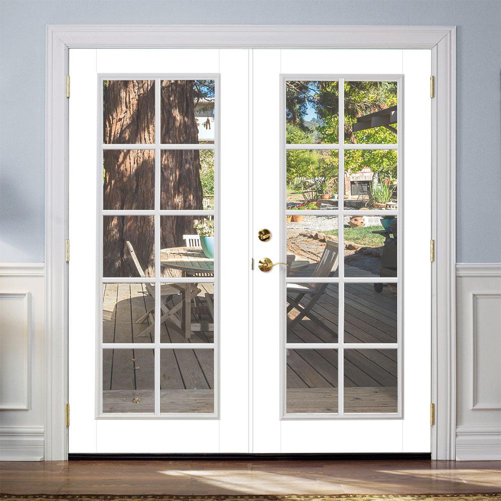 Masonite 72 In X 80 In Ultra White Fiberglass Prehung Left Hand