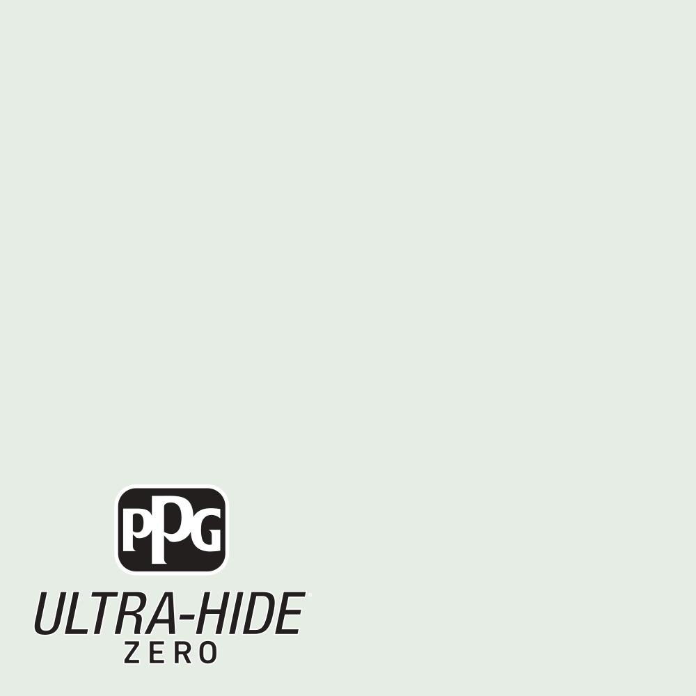 Ppg 5 Gal Hdpg56 Ultra Hide Zero Tranquil Light Green Eggshell Interior Paint