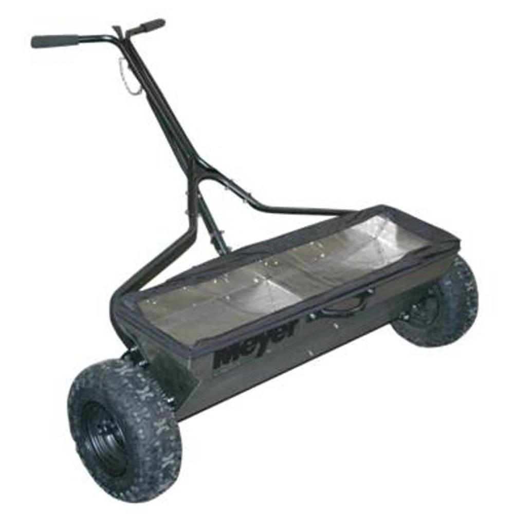 Meyer 100 lb. Capacity Walk Behind Stainless Steel Drop Spreader38191