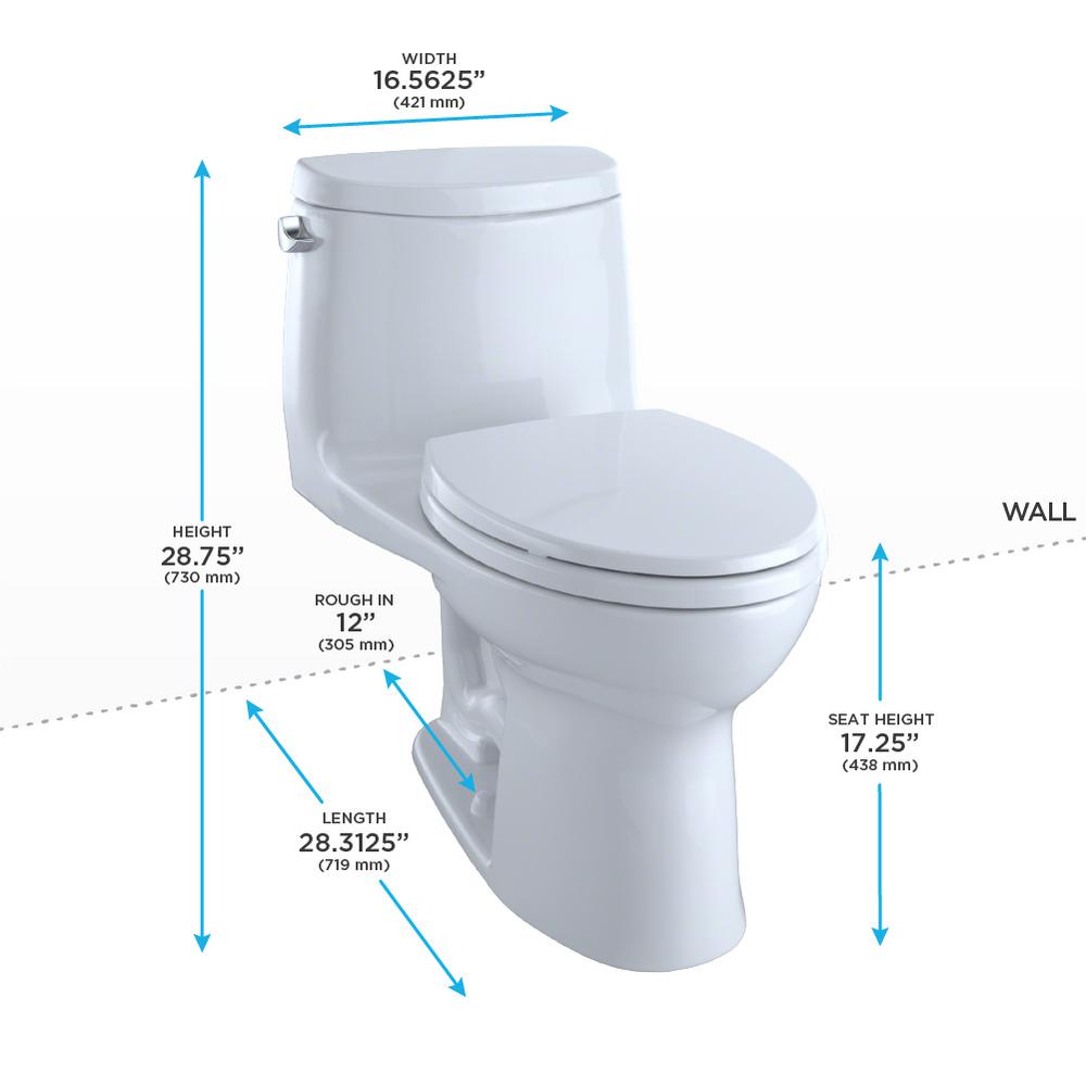 Toto Ultramax Ii 1 Piece 1 28 Gpf Single Flush Elongated Toilet With Cefiontect In Cotton White Mscefg 01 The Home Depot Toto Ultramax Ii 1 Piece 1 28 Gpf Single Flush Elongated Toilet With Cefiontect In Cotton White Mscefg 01 The Home Depot