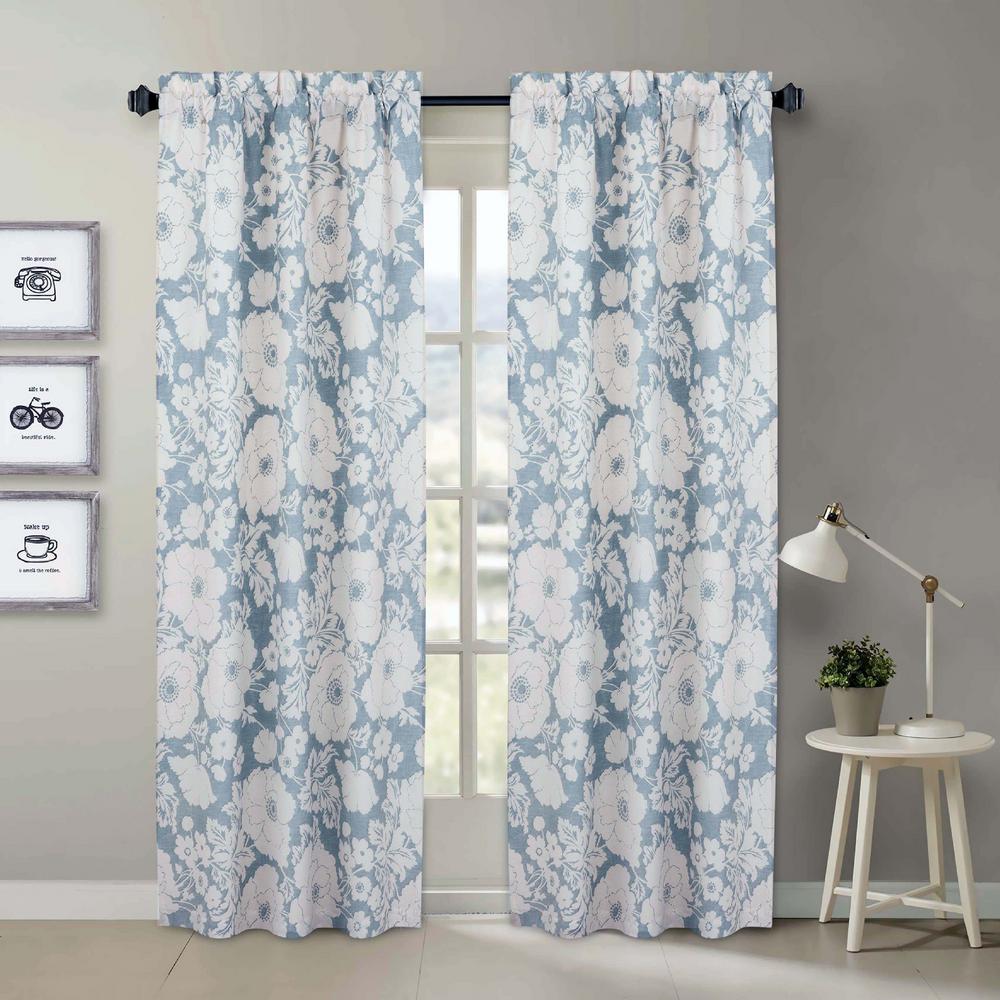 Nouvelle Home Blue Curtains Drapes Window Treatments The