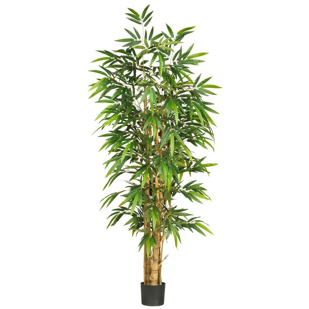 Nearly Natural 6 ft. MultiTrunk Silk Ficus Tree5216 The Home Depot