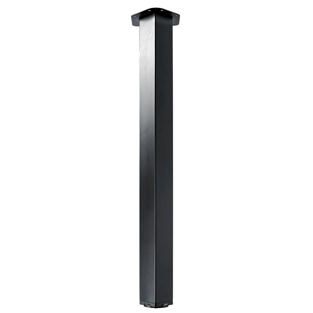 black steel table legs