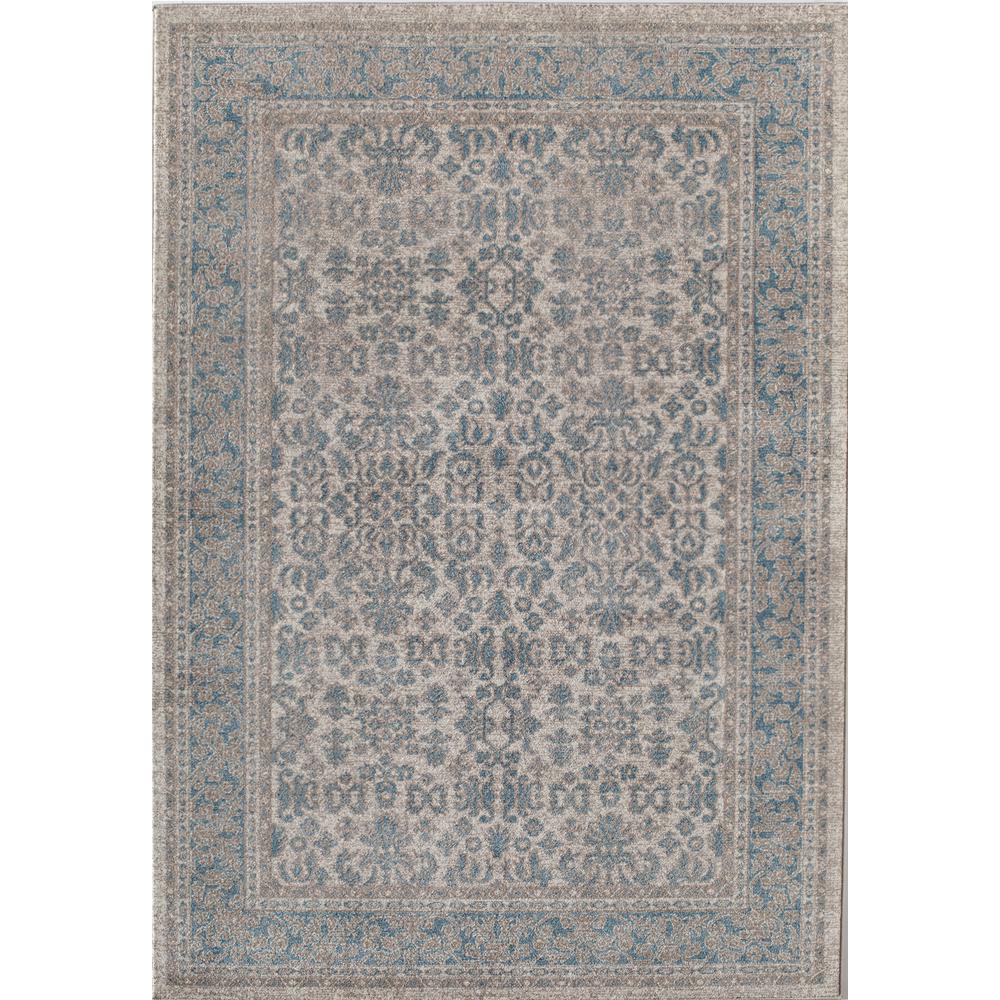 Rugs America Evelyn Ivory Seafoam Ivory 2 ft. 0 in. x 3 ft. 0 in