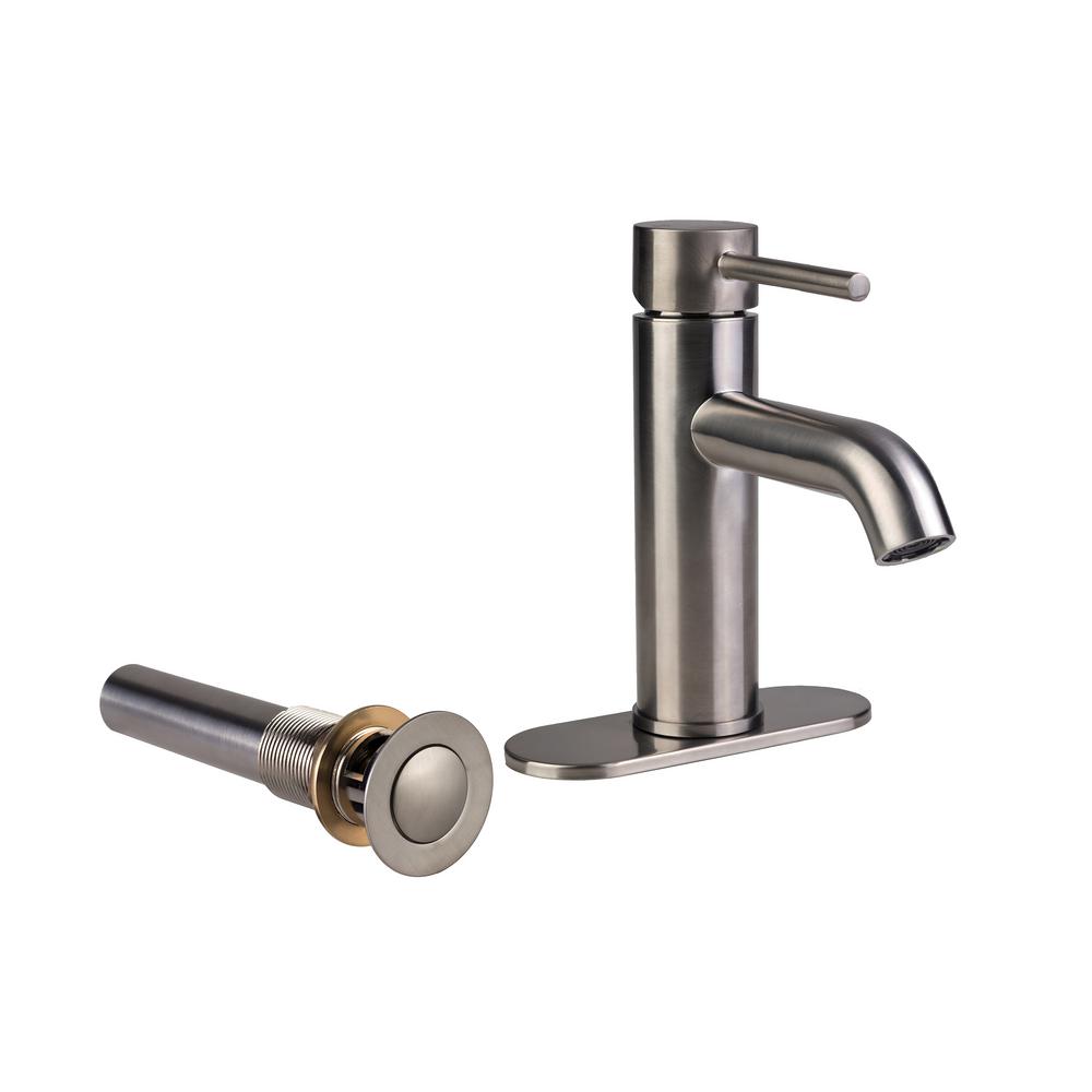 Fontaine Contemporary 4 In Centerset 1 Handle Bathroom Faucet