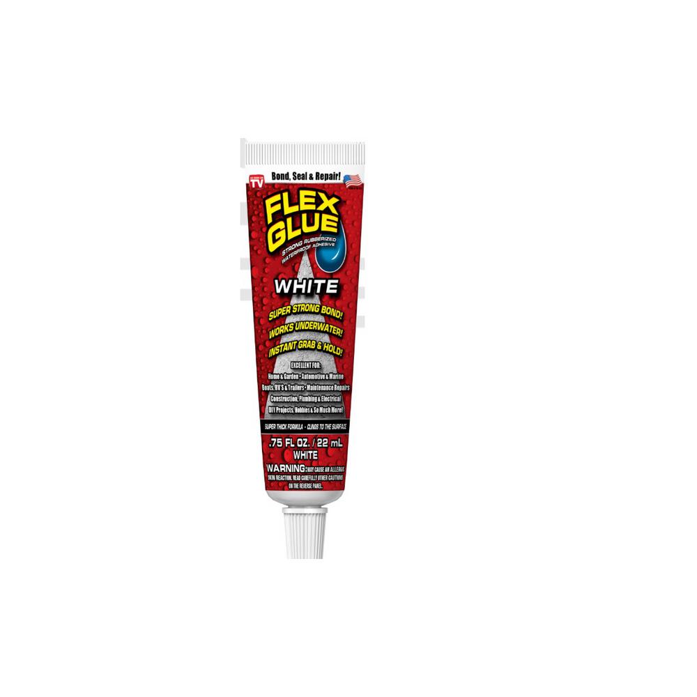 FLEX GLUE White Mini Strong Rubberized Waterproof Adhesive-GFSWHTMINI-8 ...