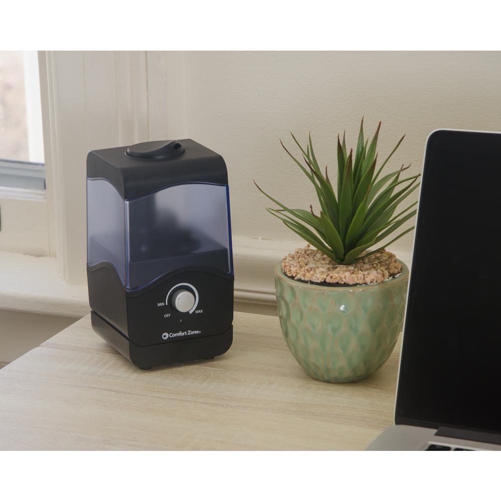 Comfort Zone Personal Wave Whisper Quiet Cool Mist Portable