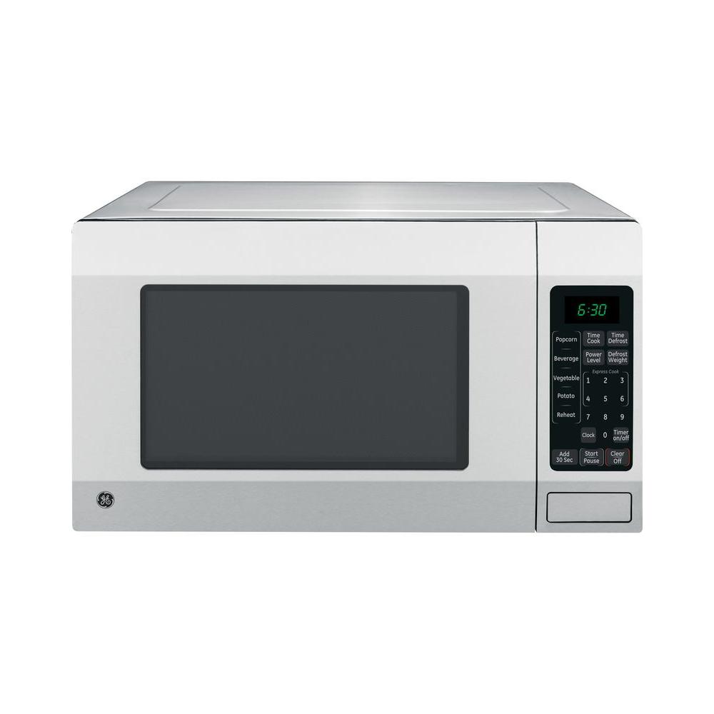 GE 1.6 cu. ft. Countertop Microwave Oven in Stainless Steel by GE