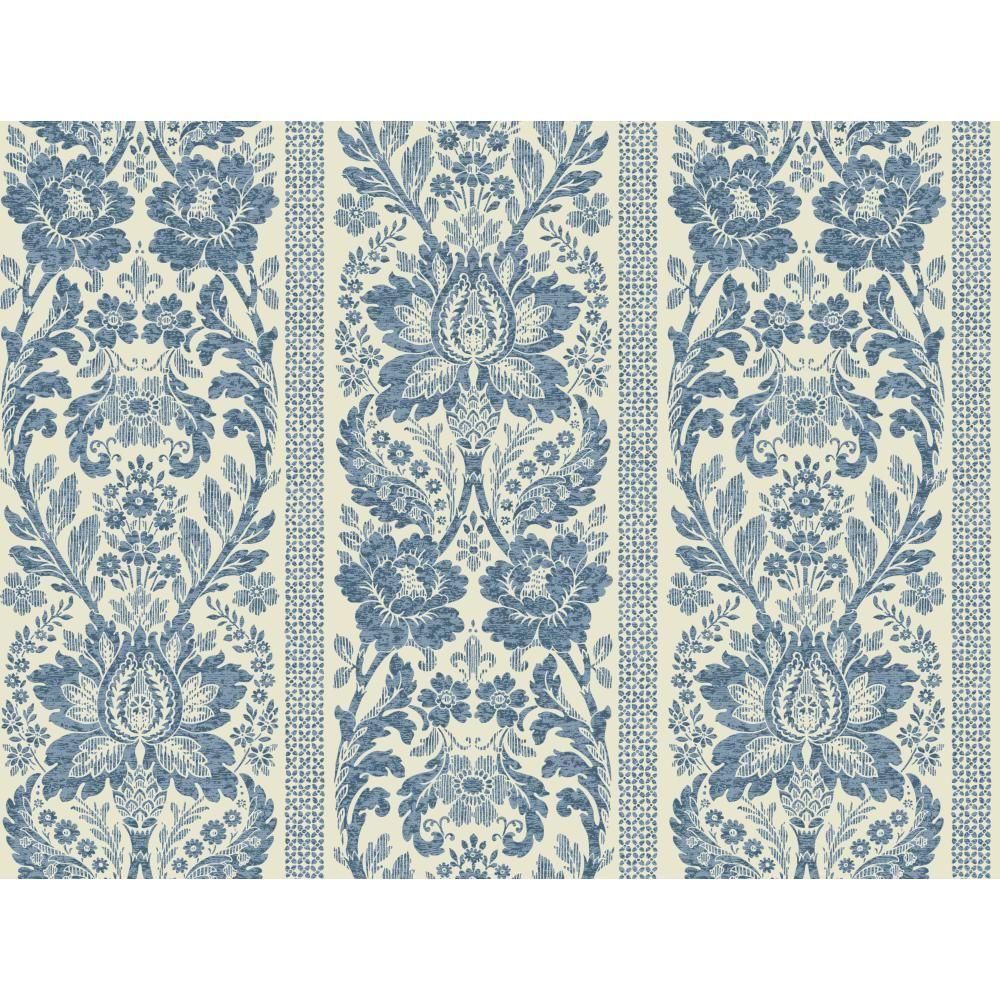 York Wallcoverings Floral Damask Stripe WallpaperKC1843 The Home Depot