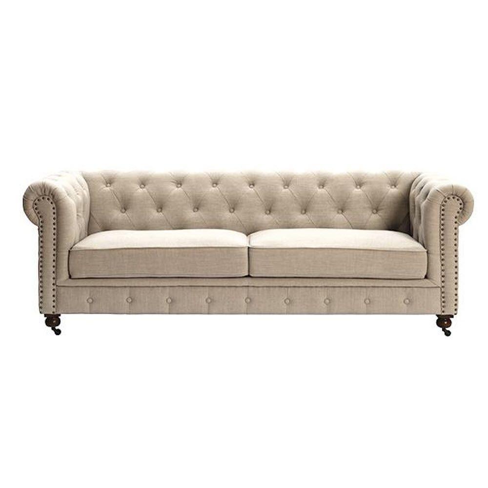  Home  Decorators  Collection  Gordon  Natural Linen Sofa  