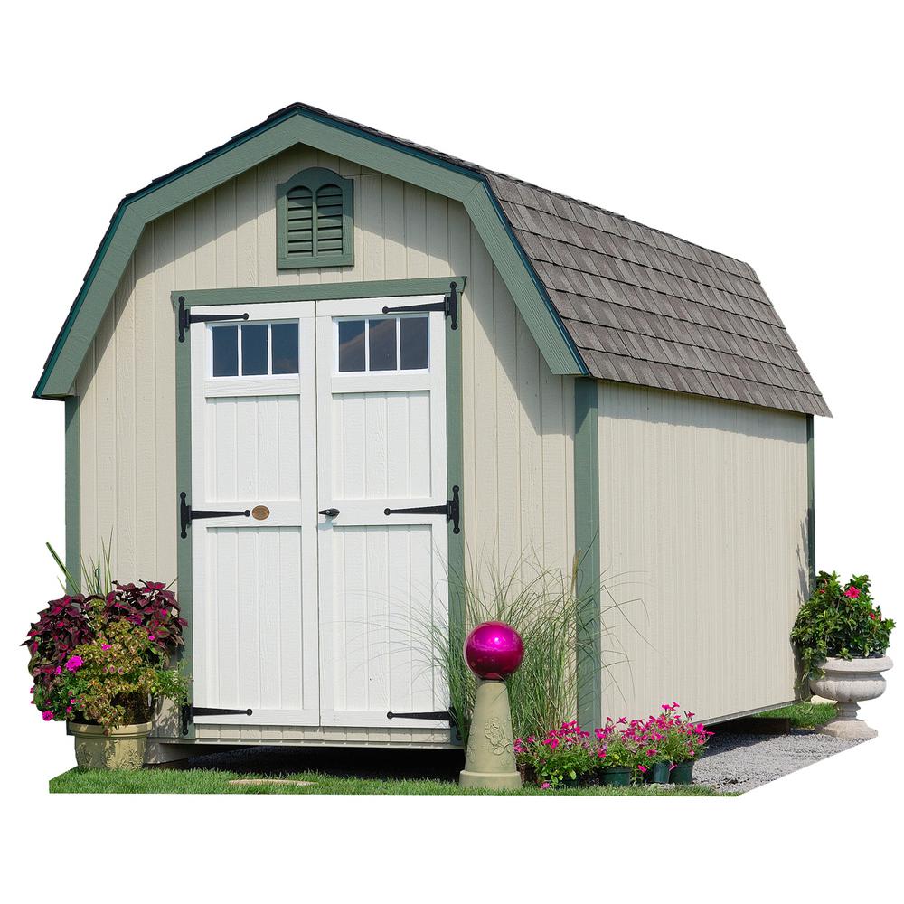 8 x 8 - wood sheds - sheds - the home depot