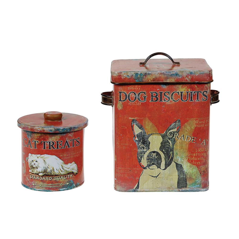 3R Studios Vintage Tin Dog Biscuit 