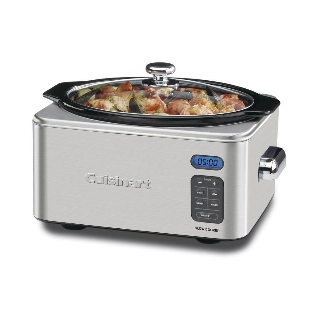 Cuisinart 6.5 Qt. Programmable Slow Cooker-PSC650 - The Home Depot