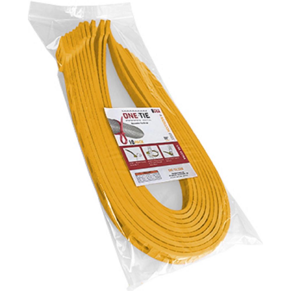 One-Tie 32 in. Cable Ties, Yellow (10-Pack)-TOT60137 - The ...