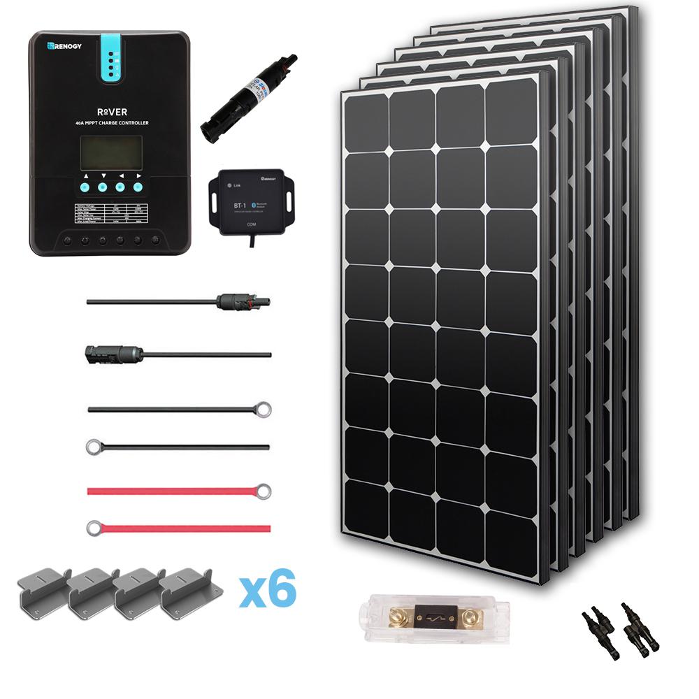 Renogy RV Solar Panel Kit Tilt Mount BracketsRNGMTSTMB The Home Depot