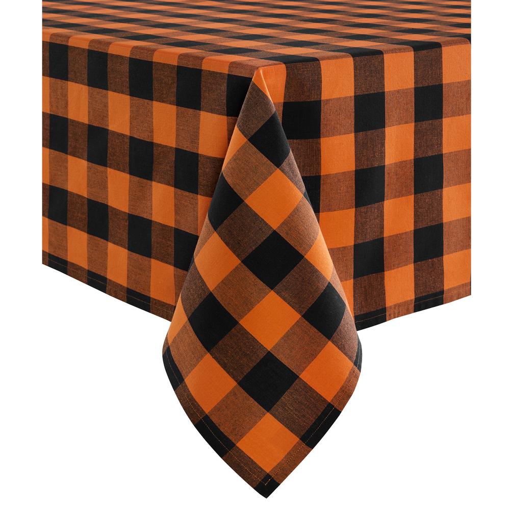 Black and Red, 55/×71 Wracra Buffalo Plaid Round Tablecloth Rustic Checkered Table Cover for Kitchen Dinning Room Party Home Picnic
