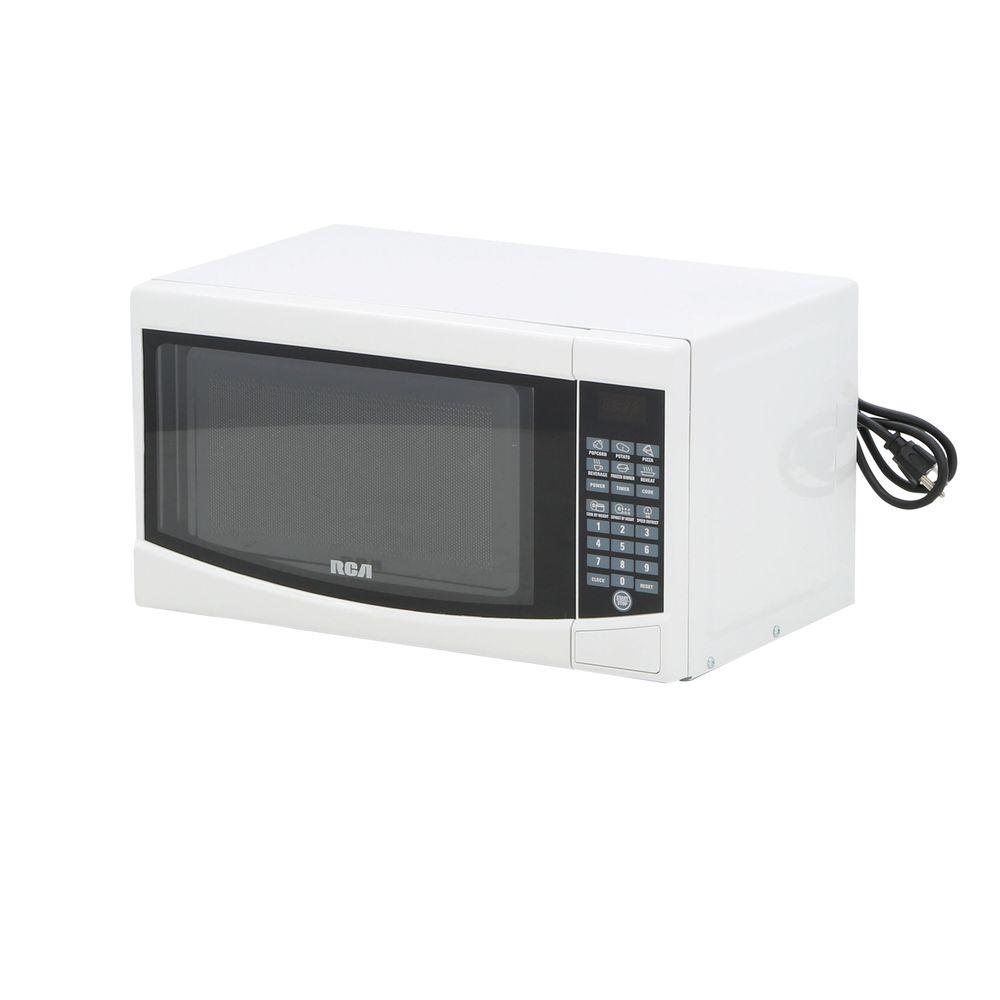 Small Countertop Microwaves The Home Depot Countertop Microwave In White