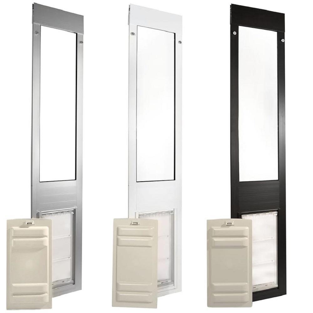 Endura Flap 6 In X 11 In Thermo Panel 3e Fits Patio Door 77 25 In X 80 25 In Tall In White Frame 01ppc06 Qw The Home Depot