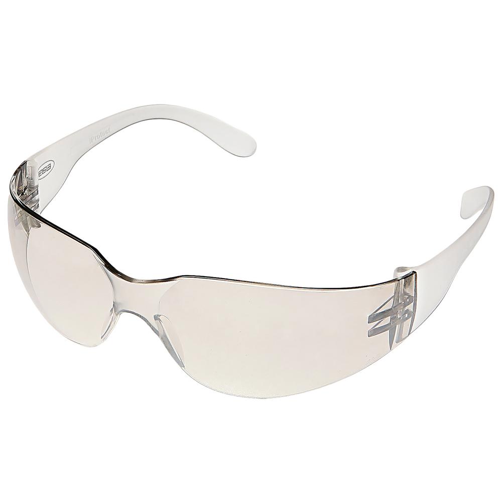 ERB Iprotect Safety Glasses Clear Temple/InOut Mirror Lens17942 The