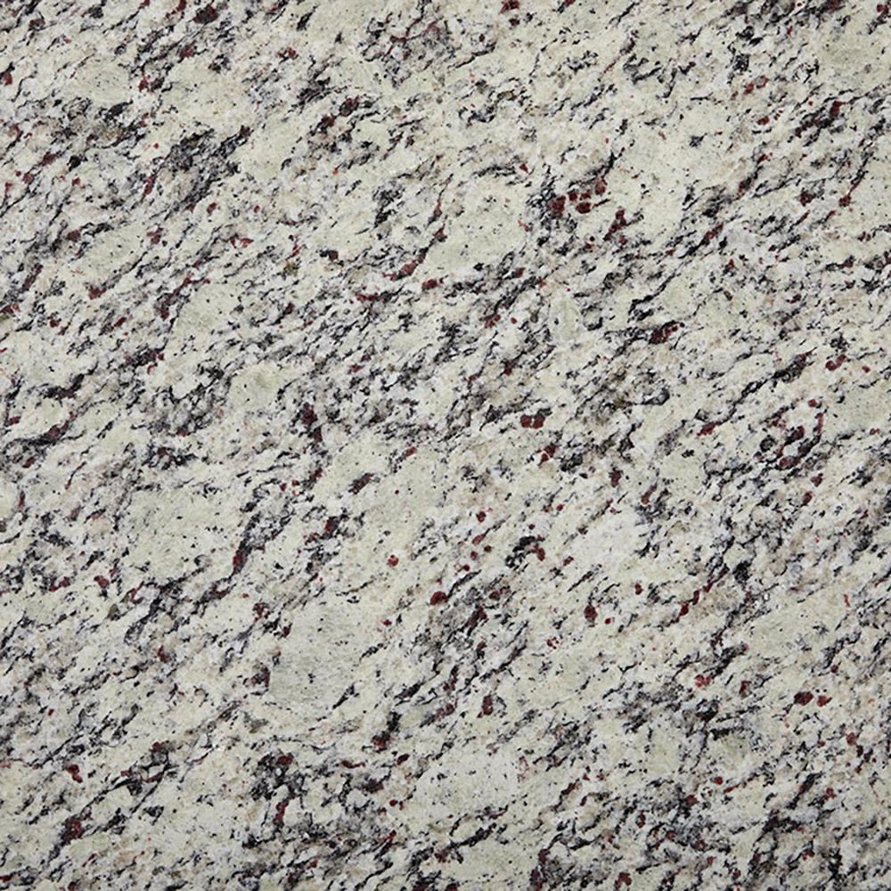 Stonemark 3 in. x 3 in. Granite Countertop Sample in White ...