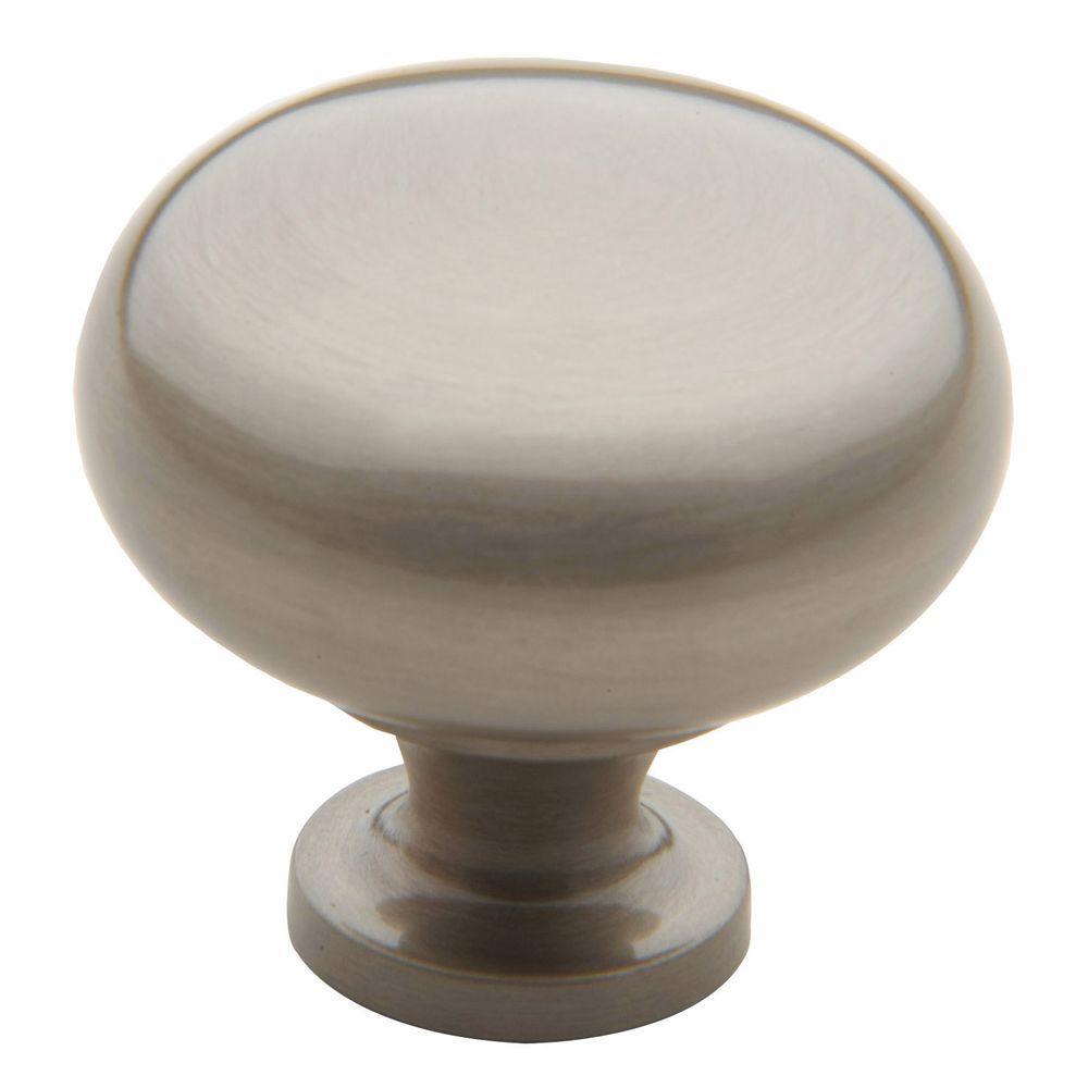 Liberty 11/2 in. Satin Nickel Concave Round KnobP65015CSNC