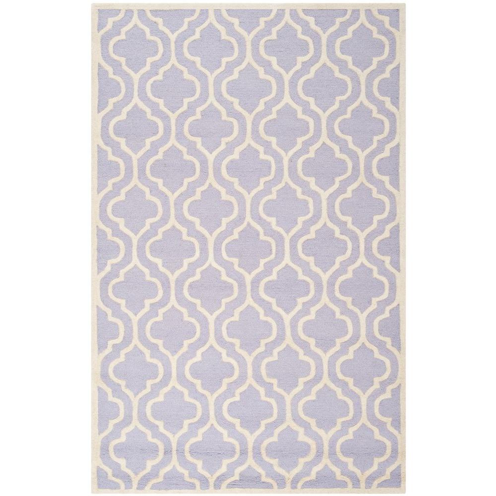 Safavieh Cambridge Lavender/Ivory 4 ft. x 6 ft. Area RugCAM132C4