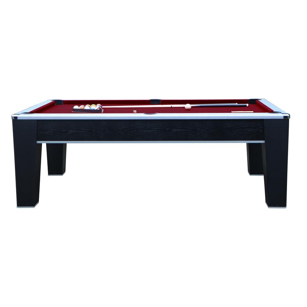 black pool table